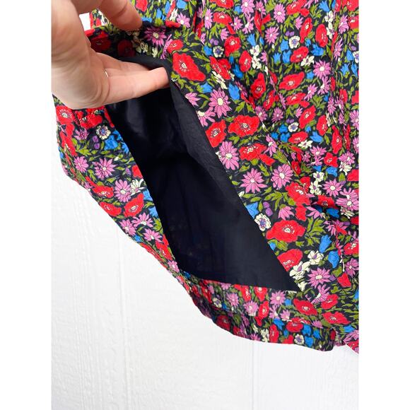 WRAY 'Birdie' Long Sleeve Floral Mini Dress in Pop Garden US XS - Picture 3 of 8